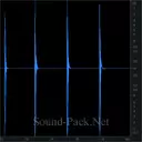 Лопнул бумажный пакет с хлопком (4 раза)