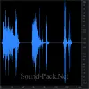 Удар мечом с криком: противник убит, тело падает